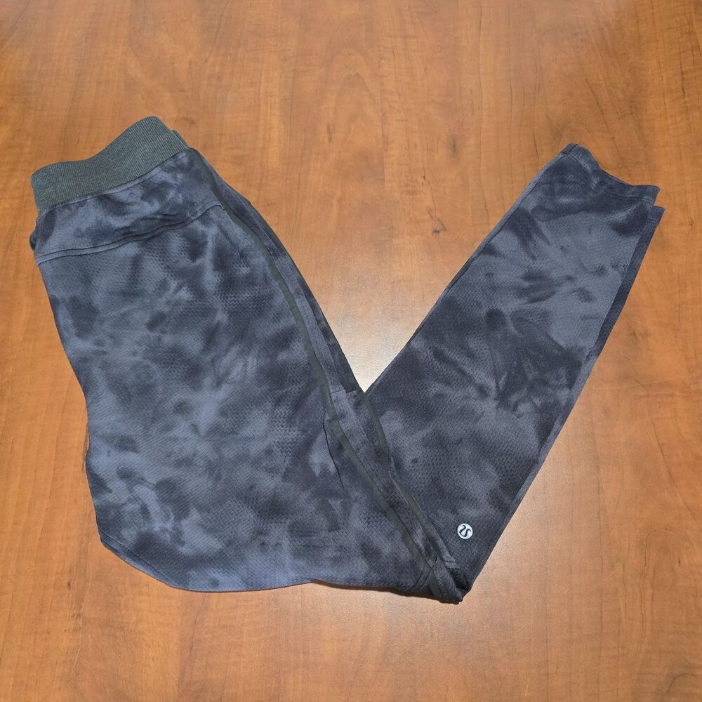 Lululemon Mens Textured Tech Camo Drawstring Waistline Jogger Pants XS LM5ABGS